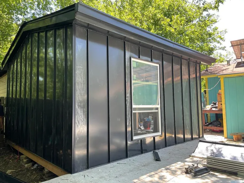 Black standing seam metal wall panels for Metal Roof Installation in Mount Juliet
